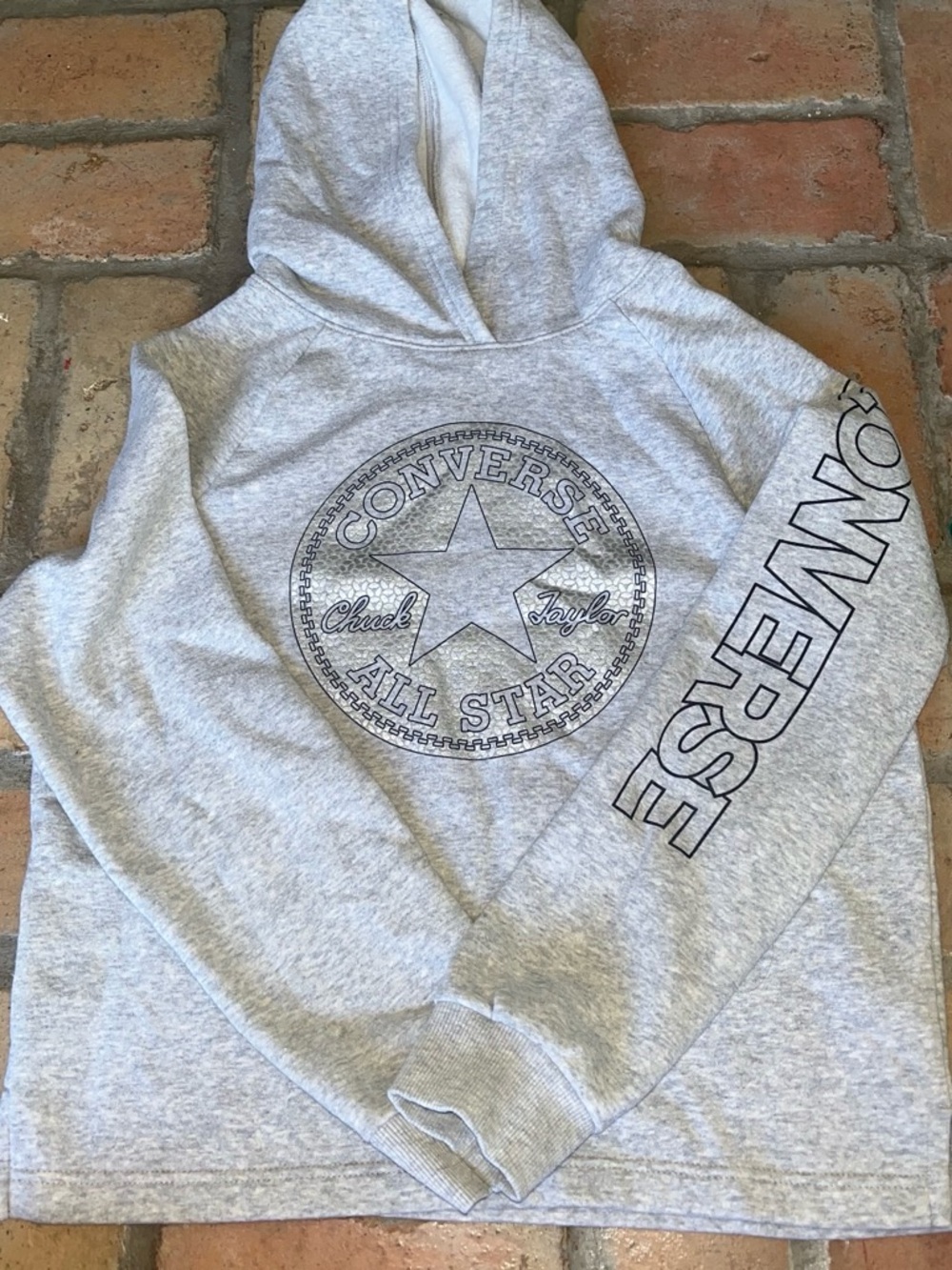 Converse Men’s Gray All Star Zip-Up Hoodie